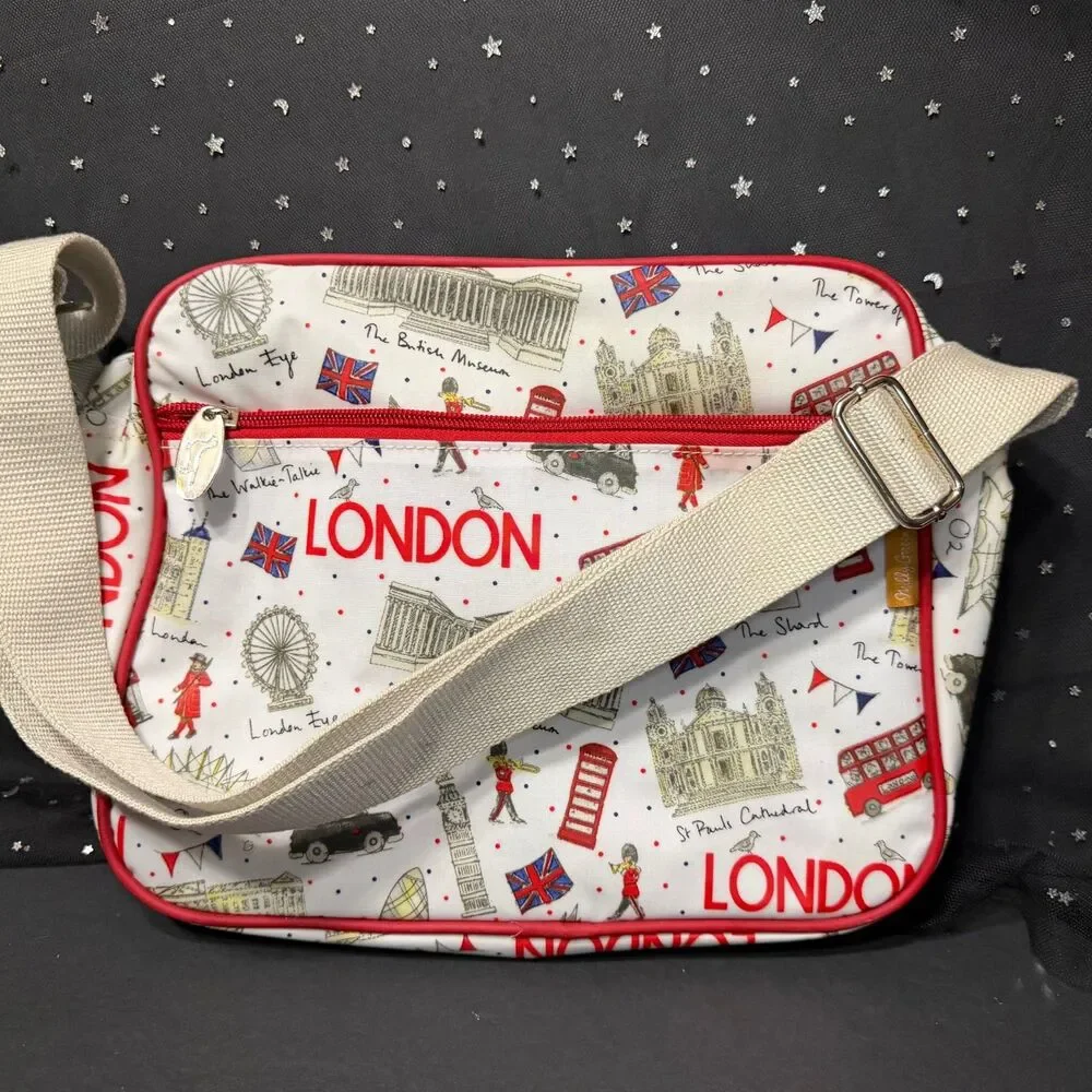 Milly Green London Crossbody Bag British Landmarks Big Ben